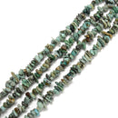 Natural African Turquoise Irregular Pebble Nugget Chips Beads Size 7-8mm 32"Strd
