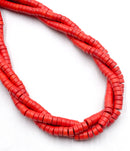 Dyed Howlite Turquoise Heishi Disc Shape Beads Size 3x6mm 15.5" Strand