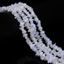 Natural Blue Lace Agate Irregular Pebble Nugget Chips Beads Size 7-8mm 32"Strand