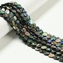 Natural Abalone Heart Shape Beads Size 10mm 15.5'' Strand
