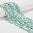 Iridescent Dark Green Moonstone Smooth Oval Beads 10x14mm 12x16mm 15.5'' Strand