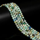 Natural Chrysocolla Smooth Round Beads Size 4mm 5mm 6mm 15.5'' Strand