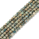 Natural Snake Skin Jasper Smooth Round Beads Size 4mm 6mm 8mm 10mm 15.5'' Strand