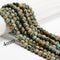 Natural Snake Skin Jasper Smooth Round Beads Size 4mm 6mm 8mm 10mm 15.5'' Strand