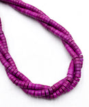 Dyed Howlite Turquoise Heishi Disc Shape Beads Size 3x6mm 15.5" Strand