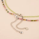 2-3mm Faceted Dainty Beaded Choker Necklace 16''+2'' Extension Chain 2pcs/Bag