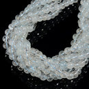 Natural Blue Topaz Smooth Round Beads Size 4mm 6mm 8mm 10mm 15.5'' Strand