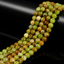 Natural Green Opal Smooth Round Beads Size 6mm 8mm 10mm 15.5'' Strand
