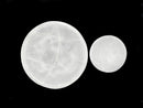 Selenite Round Shape Crystal Charging Bowl Dish 2-5.75"Inches Sold Per Piece