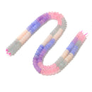 12-Multi-color Dyed Jade Smooth Rondelle Beads Size 5x8mm 15.5'' Strand