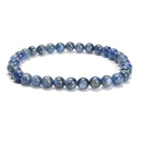 High Quality Kyanite Smooth Round Beaded Bracelet 6mm 7.5'' Length 3 PCS/Set
