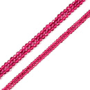 Ruby Red Crystal Glass Faceted Round Beads Size 2mm 3mm 15.5" Strand
