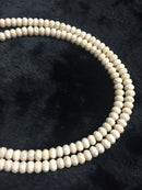 natural river stone faceted rondelle beads