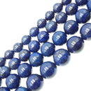 lapis lazuli smooth round beads