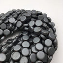 gray hematite matte shape beads