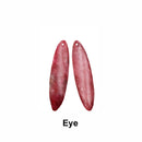 Red Lepidolite Teardrop/Rectangle/Eye/Leaf Shape Pendant Earrings Sold Per Pair