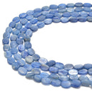 Natural Blue Kyanite Oval Shape Beads Size 12x16mm 15.5'' Strand