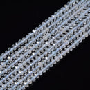 Natural Topaz Faceted Rondelle Beads Size 3x4.5mm 15.5'' Strand