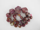 red jasper graduatedfaceted nugget chunk beads