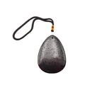 natural shungite pendant big teardrop shape