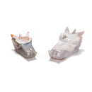 Natural Drusy Agate Hand Carved Dragon Head Size 50x90-50x120mm