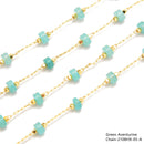 2x4mm Heishi Disc Beads Multi Gemstone Chain Sold One Meter Per Bag