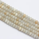 large hole pink aventurine smooth rondelle beads