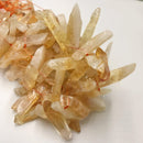 natural citrine graduated rough Sticks Points beads