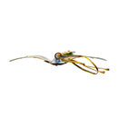 Cloisonne Christmas Tree Ornament Wiggling Dragonfly Decoration 3.5" Inches Long