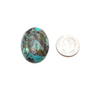 Blue Bronzite Turquoise Oval Cabochon Size 22x30mm Sold Per Piece