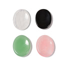 Natural Gemstone Crystal Healing Thumb Worry Stones Size 35x45mm Sold by Piece