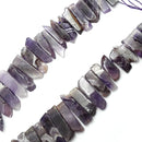 teeth amethyst slice Sticks Points beads