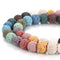 Multi Color Natural Lava Round Beads Size 6mm 8mm 10mm 15.5'' per Strand