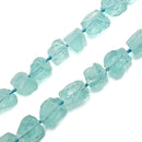 aqua ice blue quartz large rough nugget