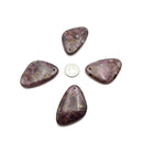 Lepidolite With Gold Matrix Pendant Irregular Shape Size 30x45mm Sold By Piece