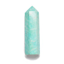 Natural Green Amazonite Point Tower Size Approx 12x55mm Sold by Piece