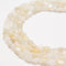 natural white moonstone pebble nugget beads