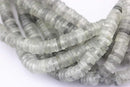 cloudy quartz Heishi Rondelle Discs beads