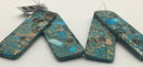 blue sea sediment jasper pendant rectangle