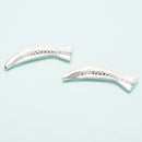 925 Sterling Silver Carp Shape Beads Size 15x50mm 1 pc per Bag