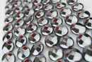 natural hematite faceted oval shape beads