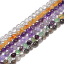 Gemstone Pebble Nugget Beads Approx 8x10mm 15.5'' Strand Clear Quartz, Citrine, Amethyst, Jade, Fluorite, Black Tourmalinated