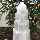 natural selenite tower light lamp not included