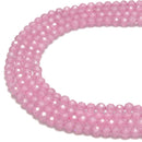 pink zircon faceted round