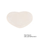 Natural Gemstone Heart Shape Coaster Size 10x85mm Sold by Piece