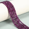 Natural Ruby Faceted Coin Beads Size 3.5mm 15.5'' Strand