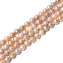 Multi Color Fresh Water Pearl Baroque Fireball Beads 9-10mm 11-12mm 15.5''Strand