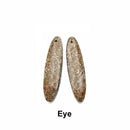 Brown Aqua Terra Teardrop/Rectangle/Eye/Leaf Shape Pendant Earrings Sold Per Pair