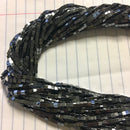 copper gold silver gray plated hematite smooth cube beads