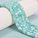 Iridescent Dark Green Moonstone Smooth Rondelle Beads 4x6mm 5x8mm 15.5'' Strand
